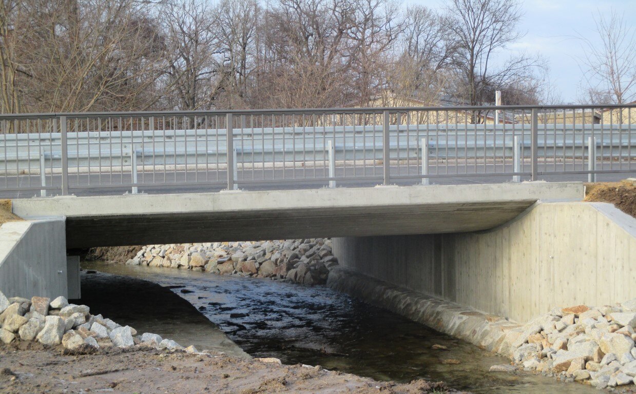 Foto des Bauwerkes 9 in Wurschen, eine Brücke, gebaut mit Carbonbeton