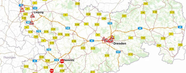 Ausschnitt aus dem Baustelleninformationssystem